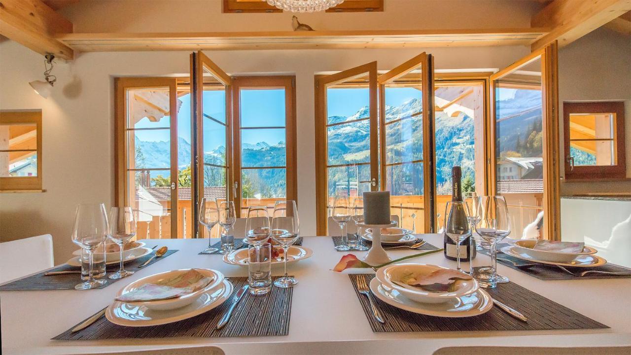 Panoramapark Soleil Chalet D Wengen Dış mekan fotoğraf