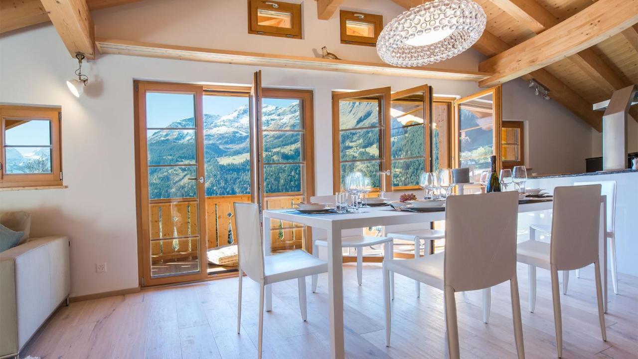 Panoramapark Soleil Chalet D Wengen Dış mekan fotoğraf